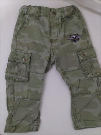 Pantalon  vert armé garçon 100% coton - Creeks  - 18m  - Photo 0