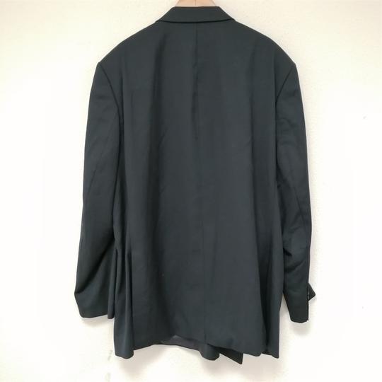 Veste de tailleur à boutonnière Laines Saint Laurent en coloris Noir Femme Vêtements Tailleurs 