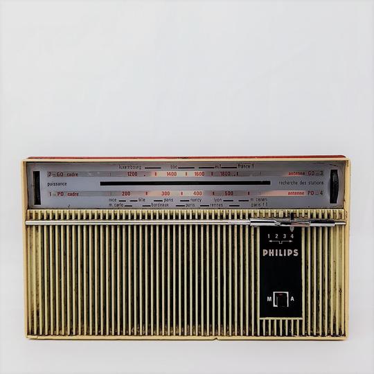 ancienne radio -PHILIPS- décoration vintage rétro années 70 - Photo 0