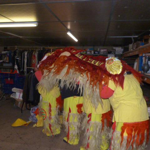 Costume (Nombreuses Pieces)Dragon Nouvel An Chinois Disney S.C.A Signé A. Demerci - Paris ( Qualité Professionnelle) - Photo 5