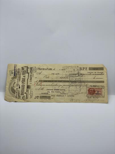 Ancienne facture des années 1950 pour un magasin des arts de la table d’Ajaccio établissement Cyrnos prix unitaire - Photo 12