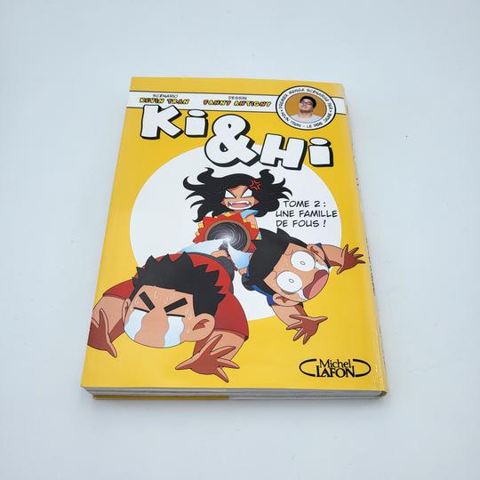 Ki & Hi - Tome 2 : une famille de fous - Le Rire Jaune - Edition Michel Lafon - Photo 0