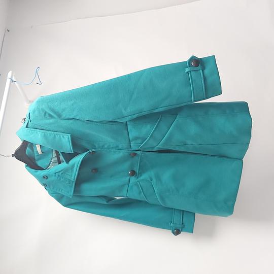 manteau bleu turquoise Mon manteau a été porté . Il taille correctement . - Photo 0