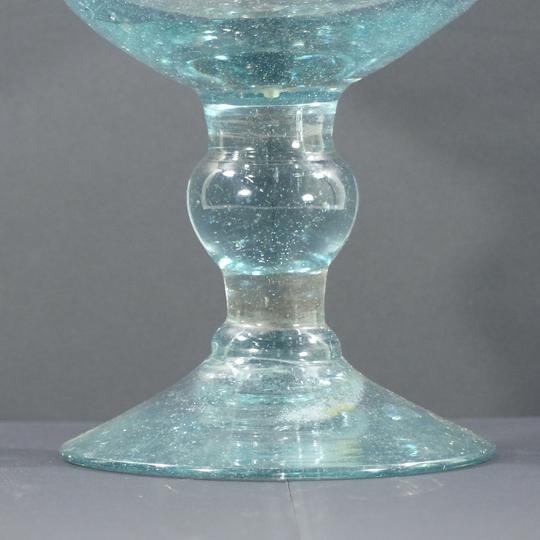 Hauteur 18 cm Edzard Vase Mirinde Verre Cristal avec Bord en Platine ø 20 cm Ouverture ø 10 cm