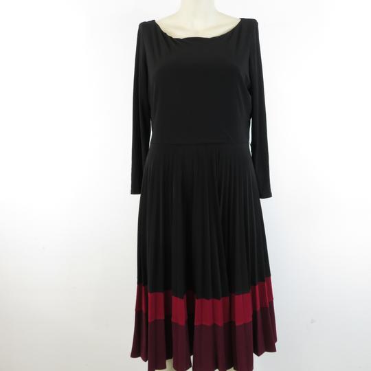 Robe noire évasée - Vintage - LAURA ASHLEY - T 42 - Photo 0