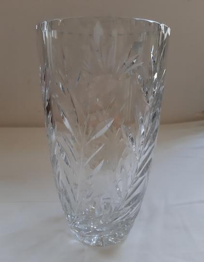 Magnifique grand vase lourd en cristal, vintage, taillé main, signé P. LACRESSE - Photo 3