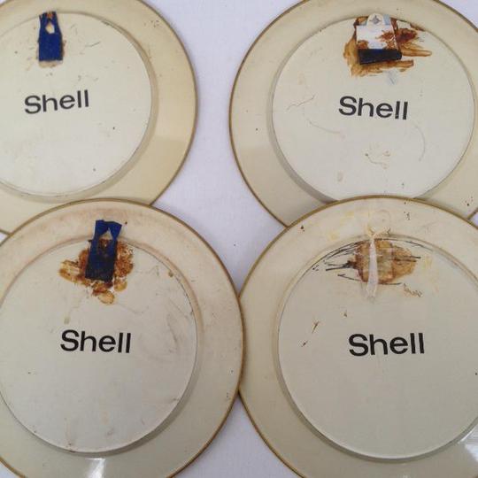 4 assiettes décoratives vintage - shell  - Photo 1