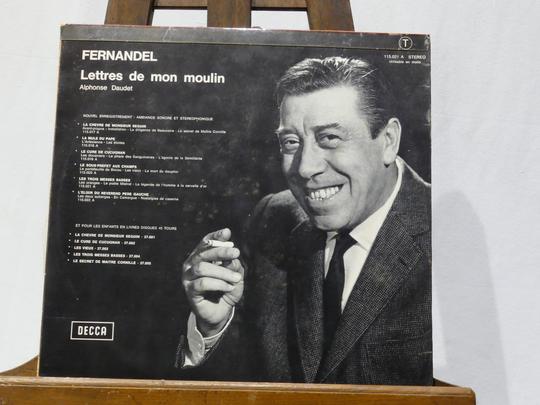 Vinyles Fernandel 1e et 5em Alphonse Daudet lettres de mon moulin - Photo 0