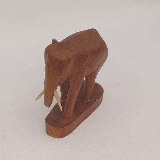 statuette éléphant  en bois exotique   - Photo 0