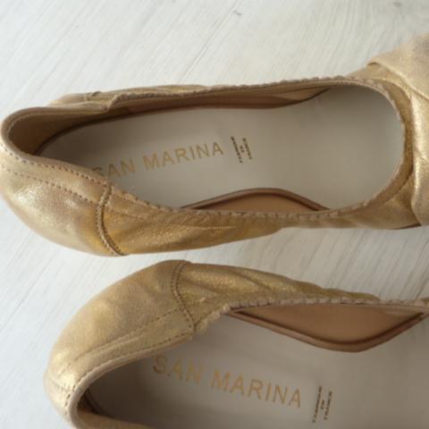 Chaussures SAN MARINA Castilla or Taille 40 NEUF - Photo 3