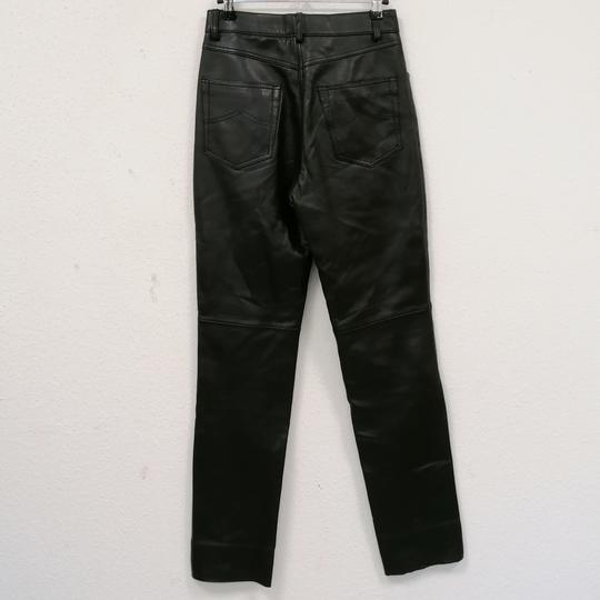 Pantalon noir en cuir - 34 - Femme  - Photo 1