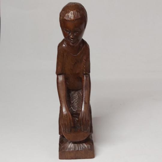 Statue Africain en bois  - Photo 0