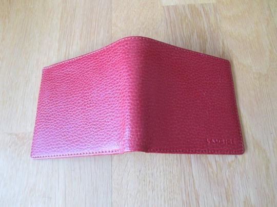 Portefeuille - Cuir rouge - 9,5 x 10,5 cm - Laurige - Photo 1