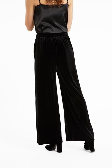 Pantalon Noir Velours - Lauren Vidal - XS - Photo 1