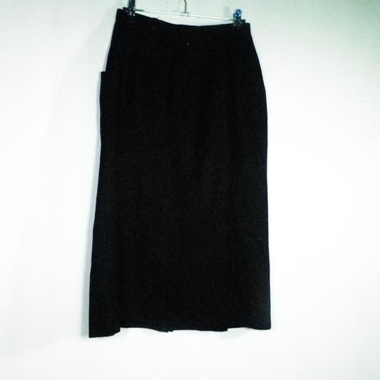 Jupe Vintage Noire Taille Estimée 34. - Photo 1