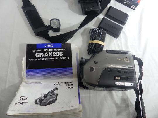 CAMERA VIDEO MOVIE JVC GR AX20S-Sacoche de rangement et accessoires-Vendu en l'état - Photo 7