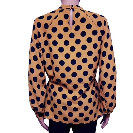 Zara Basic Tunique-blouse cr\u00e8me-noir imprim\u00e9 allover style d\u00e9contract\u00e9 Mode Blouses Tunique-blouses 
