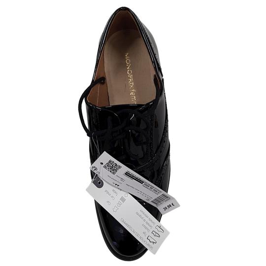 Neuf & étiquette Chaussure Derby Monoprix P 40 en simili cuir vernis noir - Photo 2