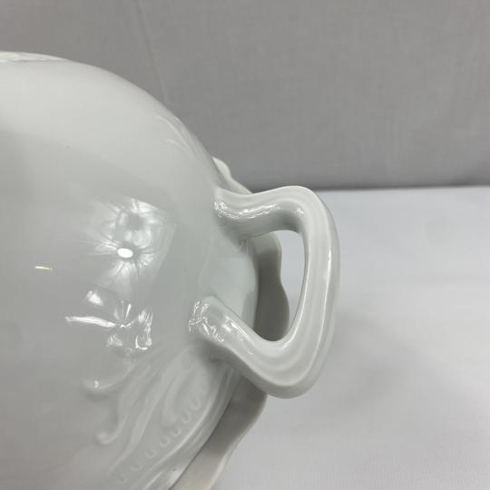 Soupière en porcelaine ovale  - Photo 4