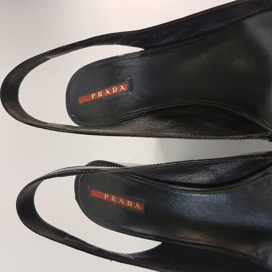 Sandales compensées - Prada - 38.5 - Photo 8