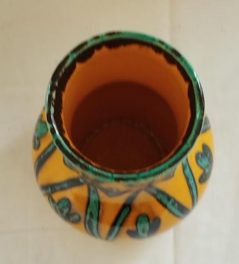  Vase céramique signé, Saint Clément France, vintage  - Photo 2