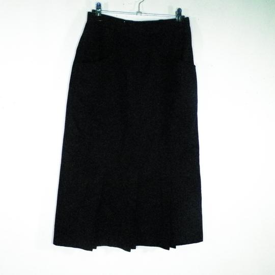 Jupe Vintage Noire Taille Estimée 34. - Photo 0