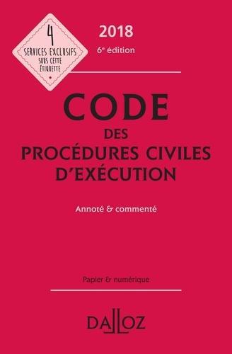 Code des procédures civiles d'exécution annoté & commenté. Edition 2018 - Photo 0