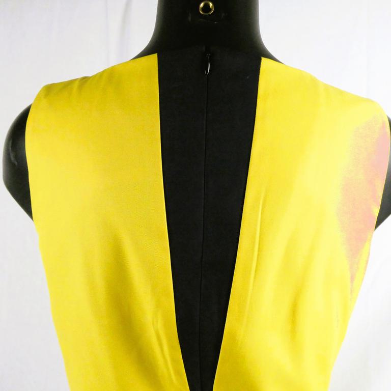 Tailleur robe Daniel Hechter jaune poussin - Taille 34 - Photo 2