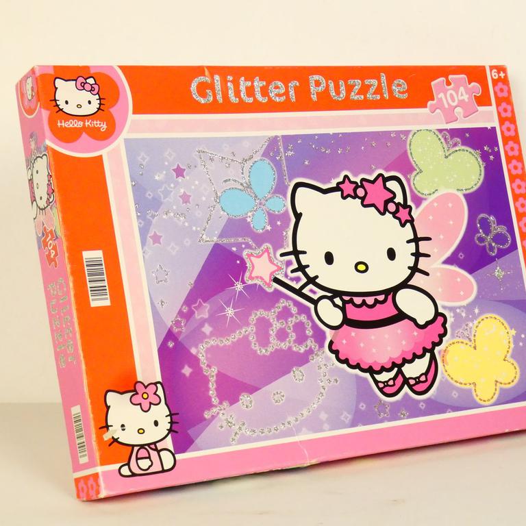 Puzzle de 104 pièces - Hello Kitty (avec des pailletes) - Photo 0