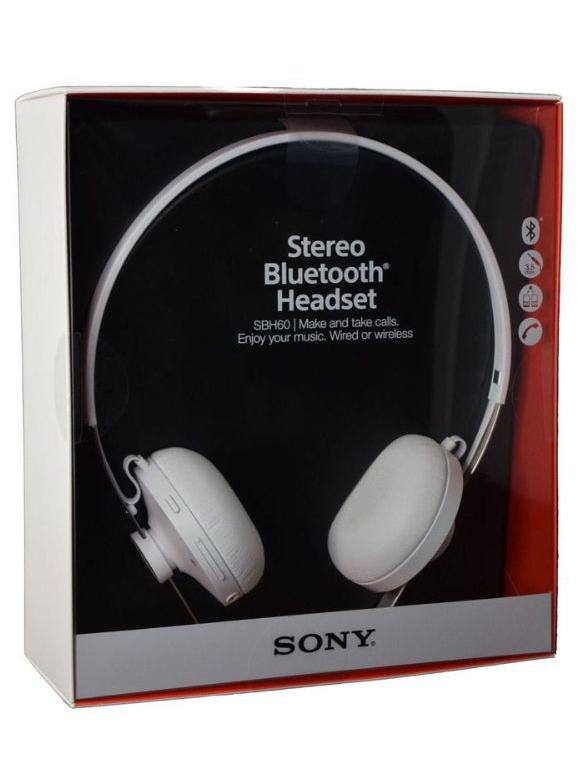 Casque Bluetooth Sony SBH60 - Blanc - Photo 1