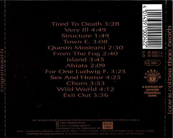 Love Is Colder Than Death – Teignmouth/ 1 X CD /  - Photo 2