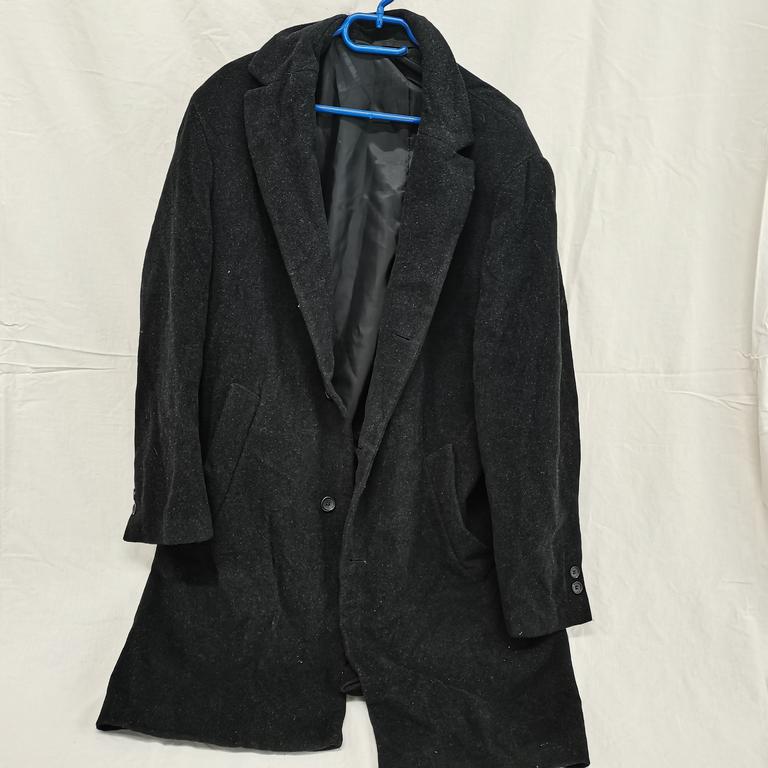 Manteau doublé 1 poche intérieure, 2 poches extérieures. Coupe droite longue - Enrico Mori - Taille 40 - Photo 0