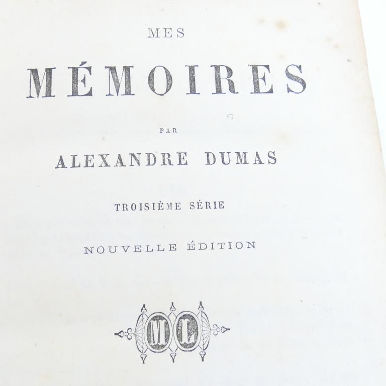 Mes Mémoires par Alexandre Dumas - Photo 1