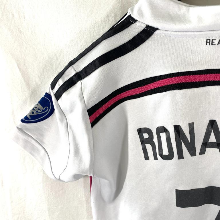 Tee Shirt Ronaldo N°7 Adidas 10 ans blanc - Photo 4
