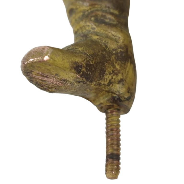 Statue de gentilhomme en bronze doré - 21 cm - Photo 6