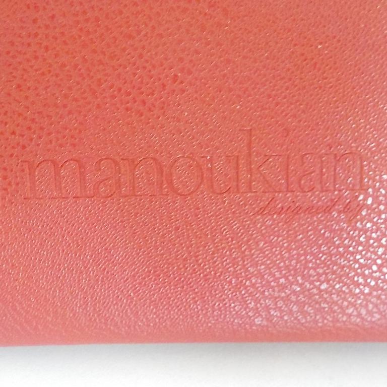 Portefeuille + porte - monnaie rouge Manoukian  - Photo 7