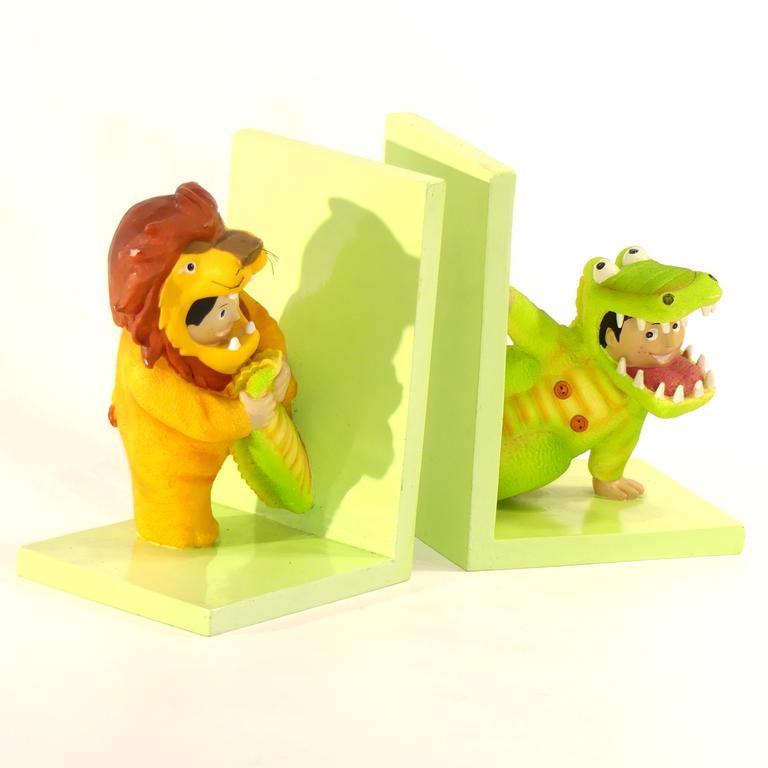 Serre livres lion et alligator - Photo 5