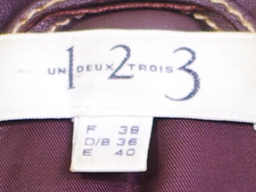 Veste en cuir marron - 1.2.3 Paris - 38 - Photo 4