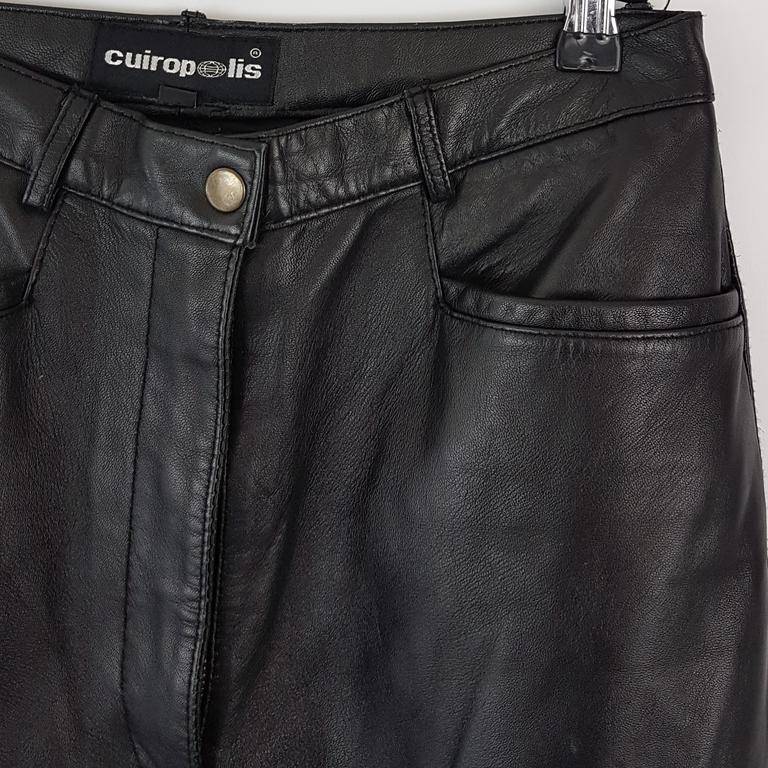 Pantalon en cuir - CUIROPOLIS - XS - Photo 1