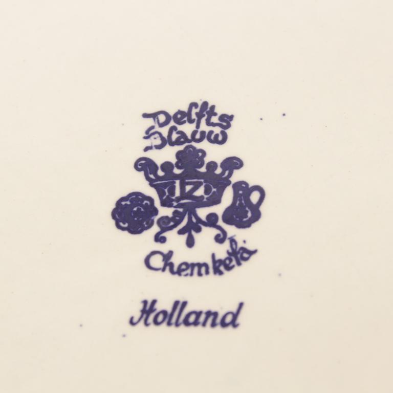 Grande assiette de décoration Delfts Blauw Chemkefa Holland - Photo 1