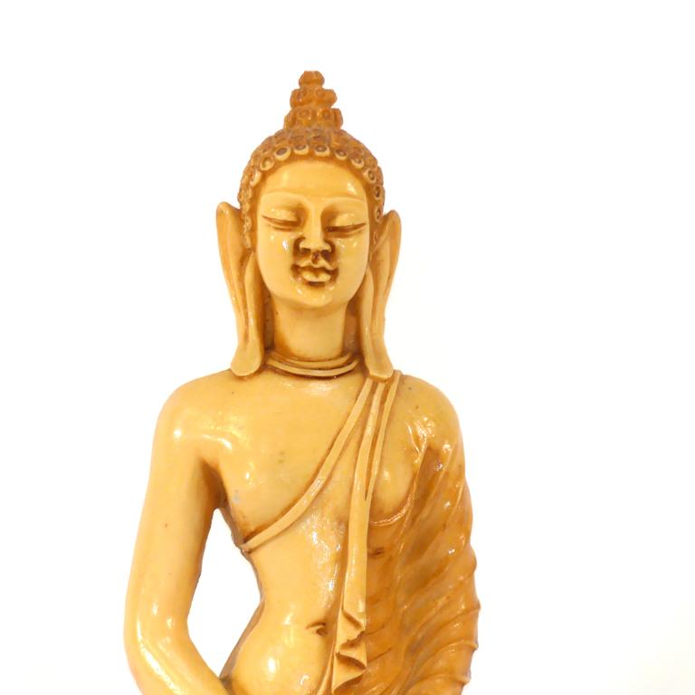Statuette Bouddha en résine - Photo 2
